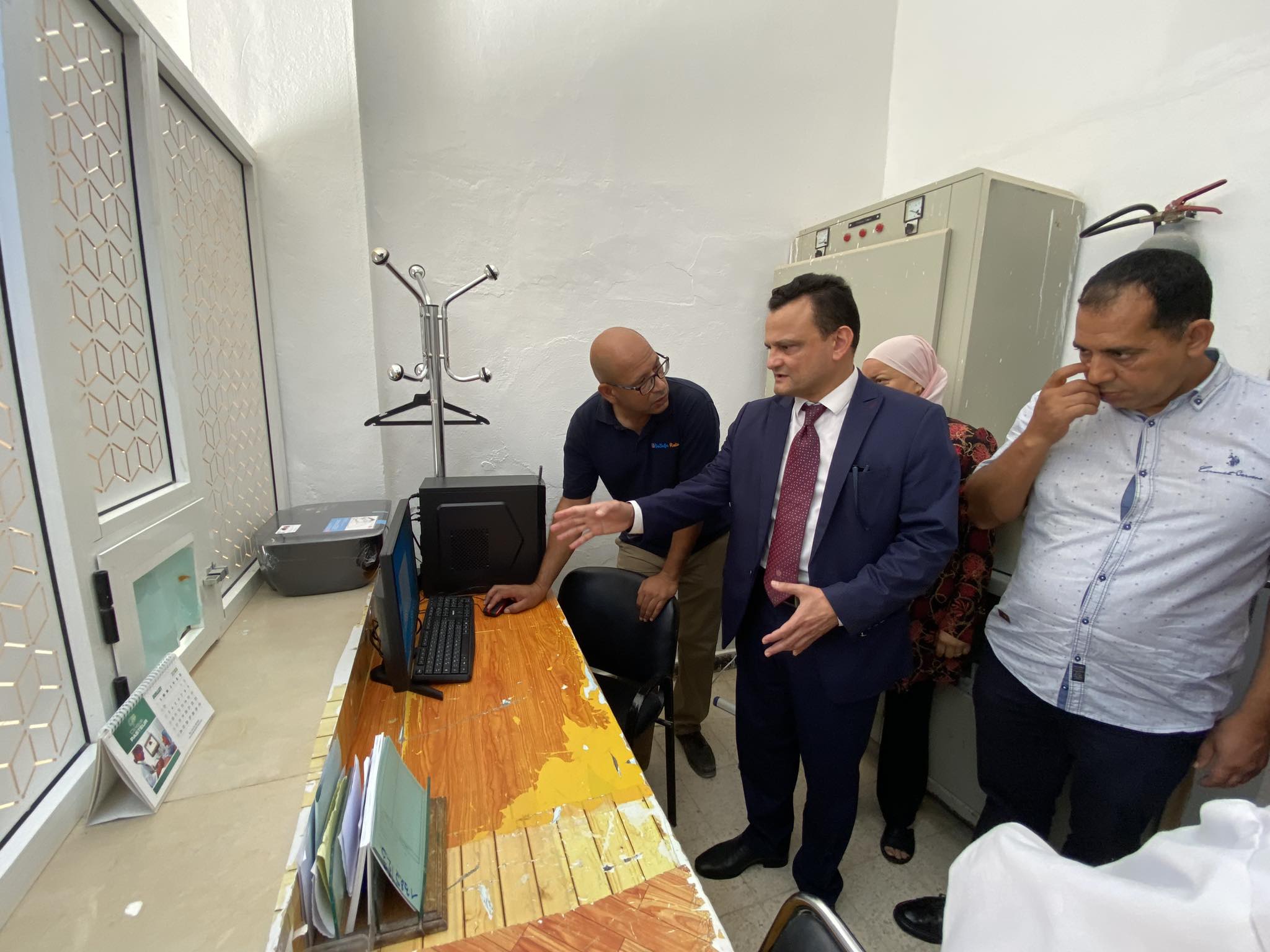 Посланик Веселин Дянков участва в церемония по откриване на общинския медицински диспансер в град Ел Ксар Гафса
